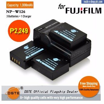 dste battery, np w126 battery, np w126 charger, npw126 battery, -- Camera Battery -- Metro Manila, Philippines