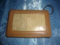 missys nine west beige brown leather coin purse, -- Bags & Wallets -- Baguio, Philippines