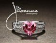 pink sapphire engagement ring, promise ring, ring, heart shape ring, -- Jewelry -- Metro Manila, Philippines