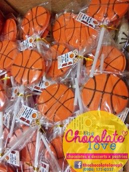 basketball chocolate lollipop, chocolate lollipop, basketball party giveaways, basketball party, -- Food & Beverage -- Metro Manila, Philippines