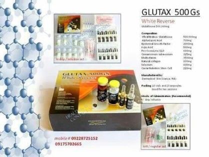 glutax 500gs white reverse, -- All Health and Beauty -- Cebu City, Philippines