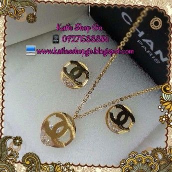 chanel, chanel necklace, stainless jewelry set, -- Jewelry Rizal, Philippines