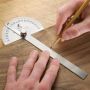 shinwa stainless steel protractor 0 180 degrees with round head, -- Home Tools & Accessories -- Pasay, Philippines
