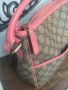 authentic gucci monogram vinyl hobo bag pink leather trims marga canon e ba, -- Bags & Wallets -- Metro Manila, Philippines