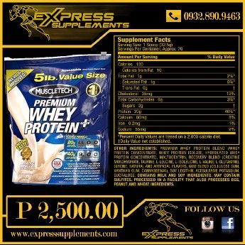 muscletech premium whey protein plus, protein, whey, gain weight, -- Exercise and Body Building Metro Manila, Philippines
