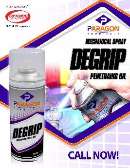 paragon chemicals degrip, degrip penetrating oil, oils for machines, degrip machine oil, -- All Home & Garden Metro Manila, Philippines