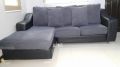 living room sofa comfortable leather velvet chair good condition, -- Furniture & Fixture -- Metro Manila, Philippines