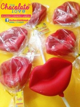 lips chocolate lollipop, chocolate lollipops, wedding chocolate giveaways, wedding, -- Food & Related Products -- Metro Manila, Philippines