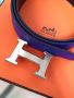 good as new authentic hermes reversible belt electric blue black 90cm silve, -- Other Accessories -- Metro Manila, Philippines