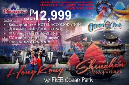 travelandtours travel leisure fun disneyland hongkong, -- Event Tickets -- Pampanga, Philippines