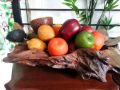 artificial fruits in wooden display, wooden display, artificial fruits, -- All Home Decor -- Metro Manila, Philippines