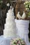 red white wedding cake, -- Wedding -- Metro Manila, Philippines