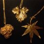 gold leaf shell charms, -- Vintage -- Metro Manila, Philippines