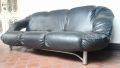 black leatherette sofa, black leather sofa, black leather couch, black leather sofa bed, -- Furniture & Fixture -- San Juan, Philippines