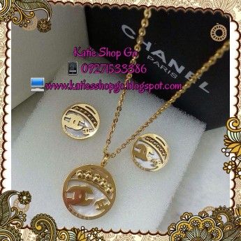 chanel, chanel necklace, stainless jewelry set, -- Jewelry Rizal, Philippines