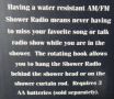 radio, shower, grandstar, -- Other Electronic Devices -- Metro Manila, Philippines