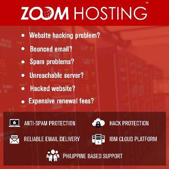 Zoom Hosting Philippines ( Web & Email Hosting ) [ Web Hosting ] Malolos, Philippines -- sitehaven
